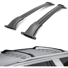 DNA MOTORING PT-ZTL-8050 Pair Aluminum Car Roof Rack Cross Bars Compatible with 10-17 Equinox/Terrain,Black in Saudi Arabia