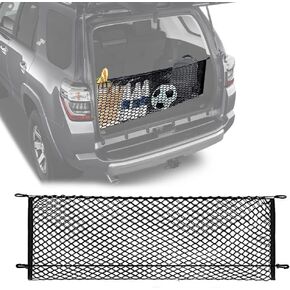 Car Rear Cargo Net, Adjustable Elastic Storage Organizer Net, Trunk Cargo Storage Net Compatible with 2018 2019 2020 2021 2022 2023 Chevy Traverse in Saudi Arabia