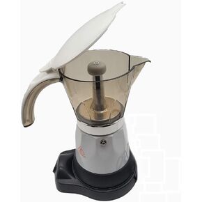 Bene Casa Portable Espresso Coffee Maker, 3 Cup, White in Kuwait