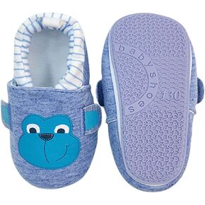COSANKIM Infant Baby Boys Girls Slipper Soft Sole Non Skid Sneaker Moccasins Toddler First Walker Cirb House Shoes