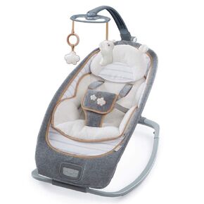 Ingenuity 2-in-1 Lightweight Infant to Toddler Rocker and Baby Bouncer - Tummy Time Mat, Vibrations & Sounds, 0-30 Months Up to 40 lbs (Cuddle Lamb) in Saudi Arabia
