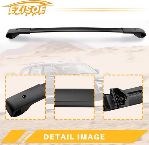 قضبان متقاطعة لسقف السقف قابلة للقفل متوافقة مع Toyota RAV4 2013-2018، قضبان متقاطعة للسقف من الألومنيوم للأمتعة وقوارب الكاياك والدراجة على الجليد وألواح التزلج in Saudi Arabia