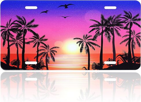 Bear License Plate Cover Bear Animal License Plate Mountain Forest Funny Car Decoration Vanity Tag Stainless Steel License Plate Frame Fits Any Standard Us License Plate Holder 6.2x12.2 for Women Men in Kuwait