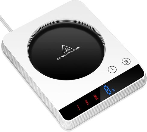 مسبي جهاز تسخين الاكواب، سخان القهوة وتدفئة الاكواب للمكتب مع 3 اعدادات لدرجة الحرارة، تشغيل/ايقاف تلقائي، تسخين كوب قهوة ذكي سريع التسخين للقهوة والمشروبات والحليب والشاي للمنزل والمكتب in Kuwait