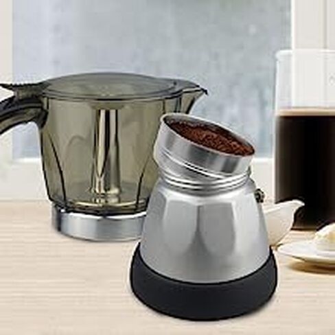 Bene Casa Portable Espresso Coffee Maker, 3 Cup, White in Kuwait