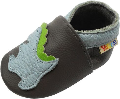 YALION Baby Soft Leather Shoes Suede Sole Infant Toddler First Walking Sports Crib Moccasins in Saudi Arabia
