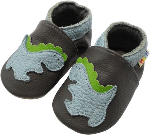 YALION Baby Soft Leather Shoes Suede Sole Infant Toddler First Walking Sports Crib Moccasins in Saudi Arabia