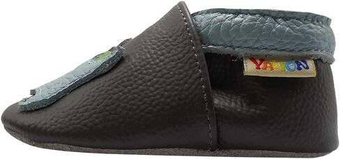 YALION Baby Soft Leather Shoes Suede Sole Infant Toddler First Walking Sports Crib Moccasins in Saudi Arabia