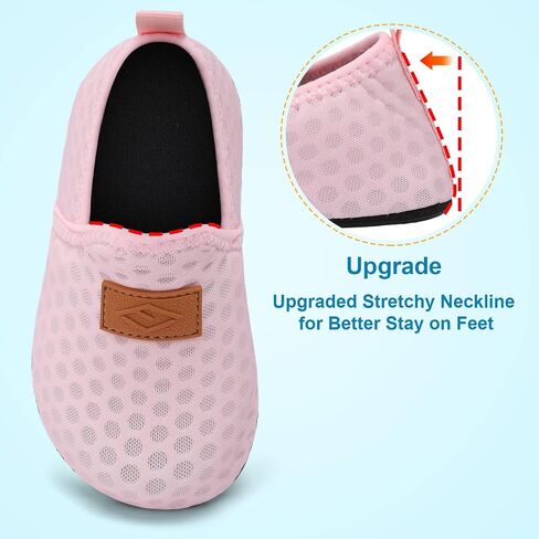 Lefflow Toddler Water Shoes Kids Quick Dry Beach Swim Socks Shoes Baby Non Slip House Slippers in Saudi Arabia