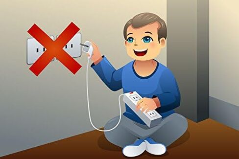 Outlet Plugs Covers (40 Pack) Clear Child Baby Proof - Electrical Protector - Safety Caps by Idea Safety - Home Basic in Saudi Arabia