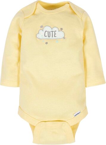 Gerber Baby 6 Pack Long-sleeve Onesies Bodysuit in Saudi Arabia