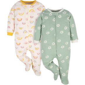 Gerber Baby Girls' 2-Pack Sleep 'N Play in Kuwait