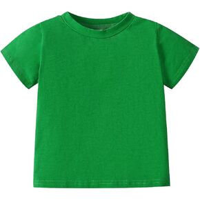 Magic Park 6M-14Y Baby Short Long Sleeve Tee Tops Toddler T-Shirt Kids Solid Color Shirts Boys Girls Casual Blouse in Saudi Arabia