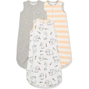 Amazon Essentials Unisex Babies' Microfleece Sleep Sack, Pack of 3 in Saudi Arabia