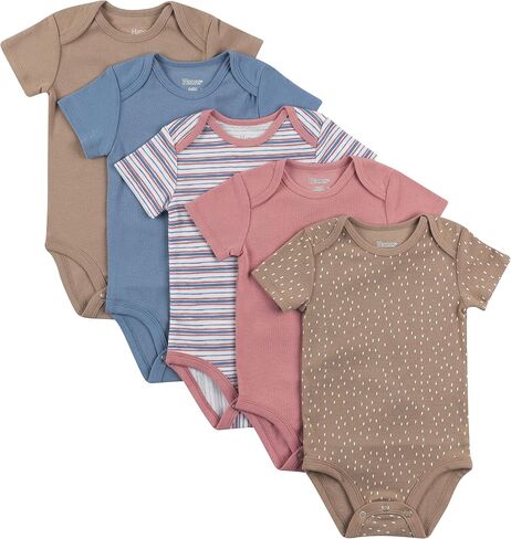 ملابس داخلية للأطفال من Hanes، أكمام قصيرة مرنة للغاية للأولاد والبنات، 5 قطع in Kuwait