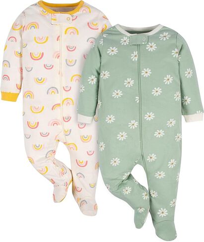 Gerber Baby Girls' 2-Pack Sleep 'N Play in Kuwait