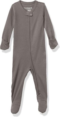L'ovedbaby Baby Organic Cotton Dual Zipper Footie Sleep Play Footed Pajamas in Saudi Arabia