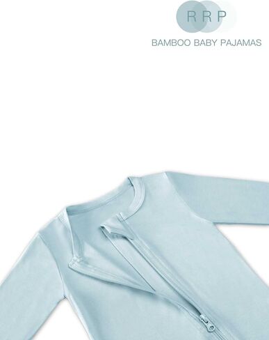 RRP Unisex Baby Footies Pajamas,Rayon Derived From Bamboo,Buttery Soft Sleep 'N Play PJs,2-Way Zipper Closure,0-18 Months in Saudi Arabia