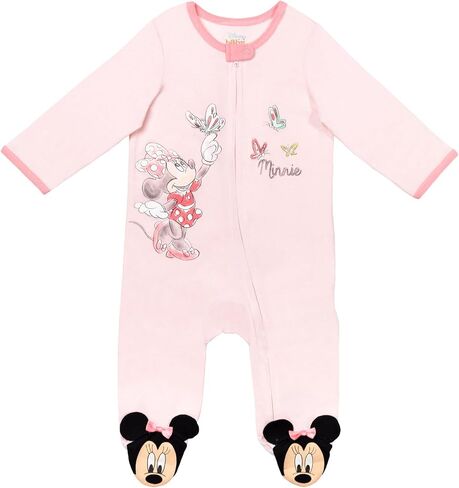 Disney Baby Girls' 2-Pack Footed Sleep N' Play Newborn to Infant in Saudi Arabia
