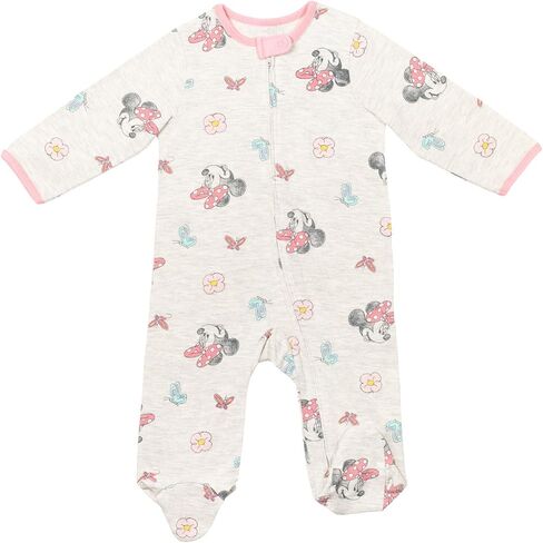 Disney Baby Girls' 2-Pack Footed Sleep N' Play Newborn to Infant in Saudi Arabia