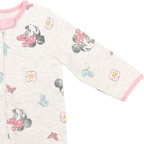 Disney Baby Girls' 2-Pack Footed Sleep N' Play Newborn to Infant in Saudi Arabia