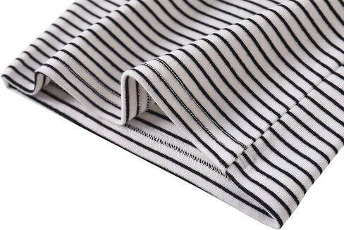 Baby Toddlers Long Sleeve Tee Shirts Little Kids Cotton Striped Crew Neck Tops (6Months-7Years) in Saudi Arabia