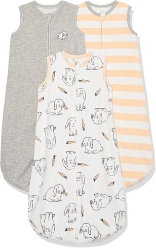 Amazon Essentials Unisex Babies' Microfleece Sleep Sack, Pack of 3 in Saudi Arabia
