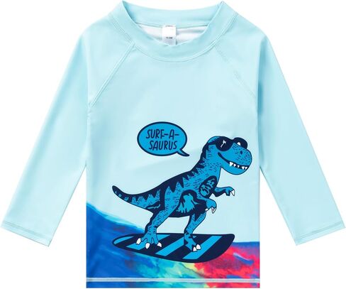 Toddlers Baby Boys' 3-Piece Rashguard Sets Swimsuits Bathing Suit with Hat Surfing Swimwear Sunsuit UPF 50+ in Saudi Arabia