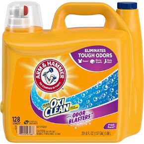 Arm & Hammer Liquid Laundry Detergent Plus OxiClean & Odor Blasters, Fresh Burst, 403.2oz 256 Loads in Kuwait