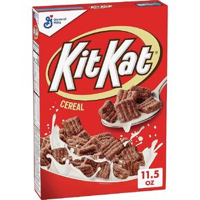 General Mills KIT KAT Chocolatey Cereal, Breakfast Cereal Made with Whole Grain, 11.5 oz