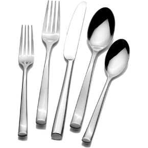 Mikasa, Addison Flatware Service for 4, 20 Piece Set, 18/0 Stainless Steel Silverware Set