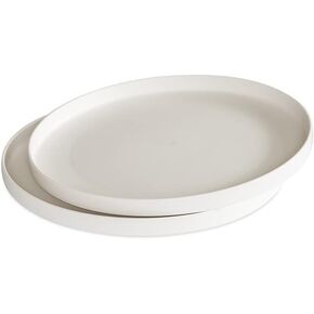 Nordic Ware 10-Inch Meal Plate, Set of 2, White