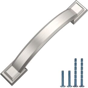 AOOTOCH 5 Pack 3 inch Cabinet Pulls Brushed Nickel Cabinet Handles Drawer Pulls for Kitchen Cabinet Cupboard