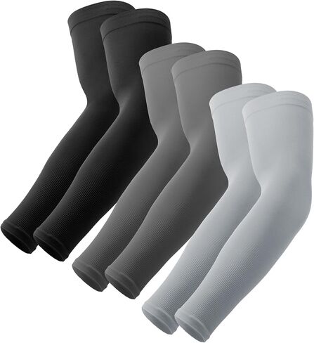 OutdoorEssentials UV Sun Protection Arm Sleeves - Cooling Compression Arm Sleeve - Sports & UV Arm Sleeves for Men & Women in Saudi Arabia