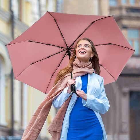 G4Free UPF 50+ مظلة سفر كبيرة للحماية من الأشعة فوق البنفسجية مقاس 46 بوصة، مظلة أوتوماتيكية مفتوحة ومغلقة مقاومة للرياح تحجب الشمس in Kuwait