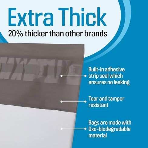 Impresa Extra Large Adult Diaper Disposal Bags - 75 Pack - Odor and Leak Proof - Tear-Resistant Undergarment Bags for Adult Diapers - Extra Thick (12 x 15 In) in Saudi Arabia
