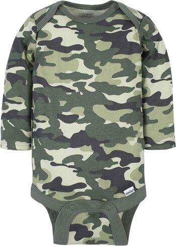 Gerber Baby Boys 6-pack Long-sleeve Onesies Bodysuit in Saudi Arabia