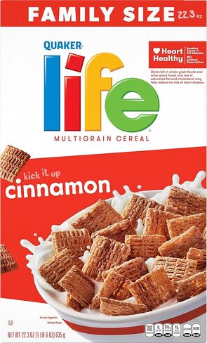 Life Cinnamon Cereal, 22.3OZ Box in Saudi Arabia