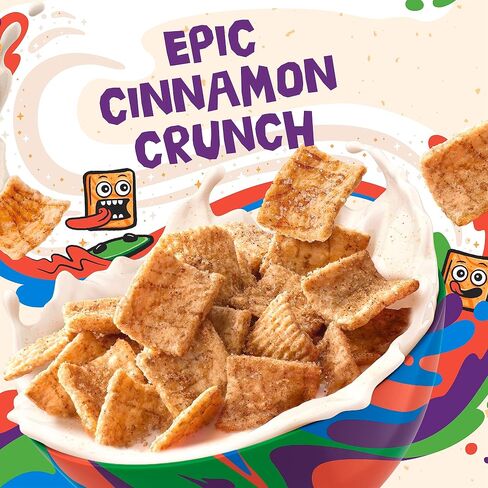 Original Cinnamon Toast Crunch Breakfast Cereal, Crispy Cinnamon Cereal, 29.1 oz. Mega Size Box (Pack of 2) in Saudi Arabia