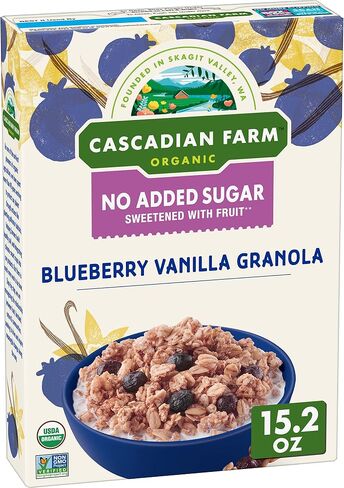 Cascadian Farm Organic Granola, Blueberry Vanilla Cereal, 15.2 oz in Saudi Arabia