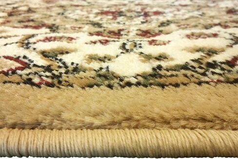 سجادة منطقة على الطراز الفارسي من مجموعة Flash Furniture Mersin - ألياف أوليفين عنابي غير قابلة للتساقط - 3 × 15 بوصة - ظهر من الجوت - للممر، المدخل، غرفة النوم، غرفة المعيشة in Kuwait