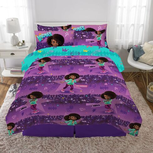 Franco Karma's World Kids Bedding Super Soft Comforter and Sheet Set with Sham, 5 Piece Twin Size in Saudi Arabia