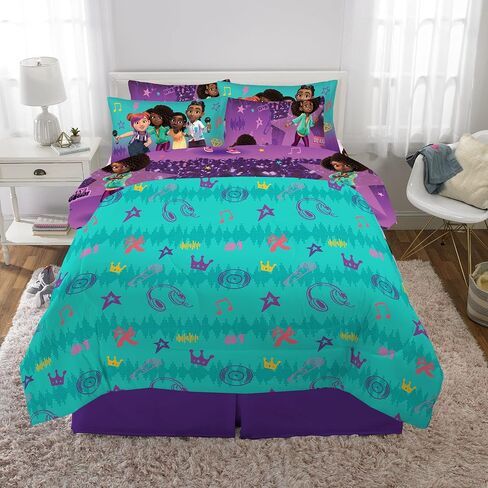 Franco Karma's World Kids Bedding Super Soft Comforter and Sheet Set with Sham, 5 Piece Twin Size in Saudi Arabia