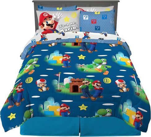 Franco Karma's World Kids Bedding Super Soft Comforter and Sheet Set with Sham, 5 Piece Twin Size in Saudi Arabia