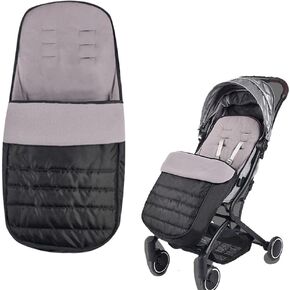 XIFAMNIY Toddler Multi-Use Water Proof Oudtoor Universal Stroller Bunting Bag, Winter Baby Warm Stroller Bunting Bag, Suit for 6-24M（Black Velvet）