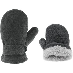 BAVST Baby Toddler Winter Mittens Girls Warm Fleece Lined Gloves Kids Sherpa Lined Mittens for Boys in Saudi Arabia