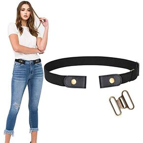 WERFORU No Buckle Stretch Belt for Women and Men Elastic Waist Belt up to 72 Inches for Jeans Pants in Saudi Arabia