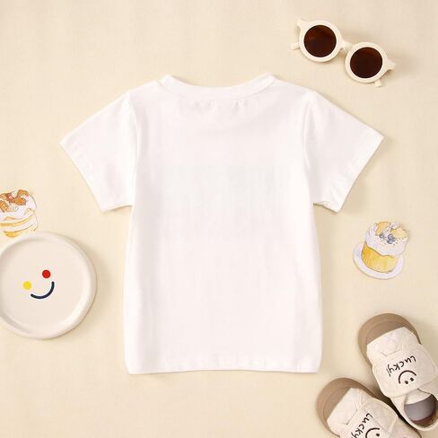 KEKEMI Birthday Boy Shirt Toddler Baby Boys Birthday Party T-Shirt Cute Letter Print 1st 2nd 3rd 4th 5th Birthday Gift Tees in Saudi Arabia