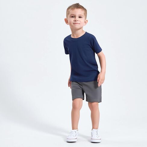 Gerber Boys' Toddler 3-Pack Short Sleeve Pocket Tees in Saudi Arabia