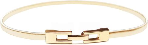 Torostra Womens Metal Stretch Elastic Waist Belt Fashion Thin Belts for Dress in Kuwait